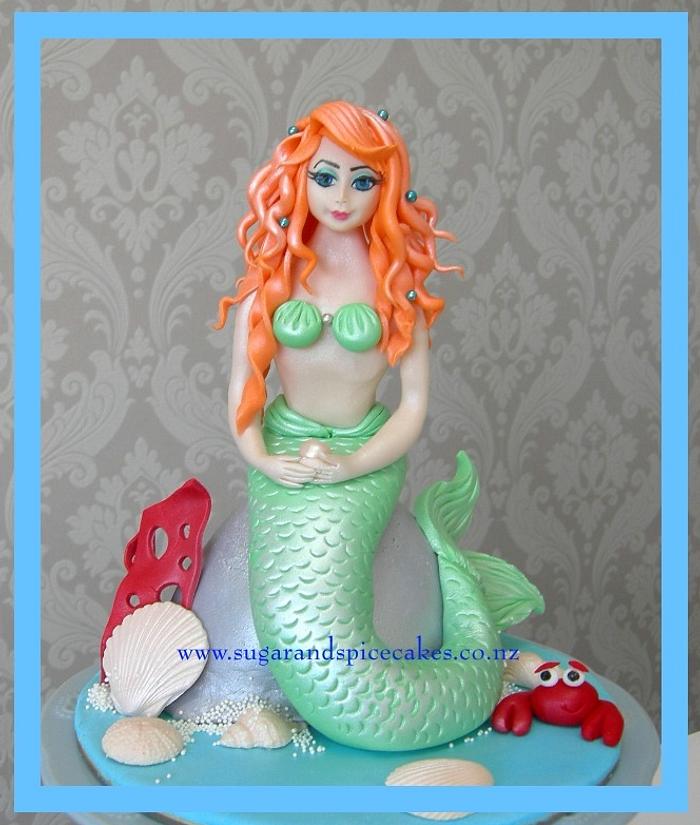 A Little Mermaid Cake topper