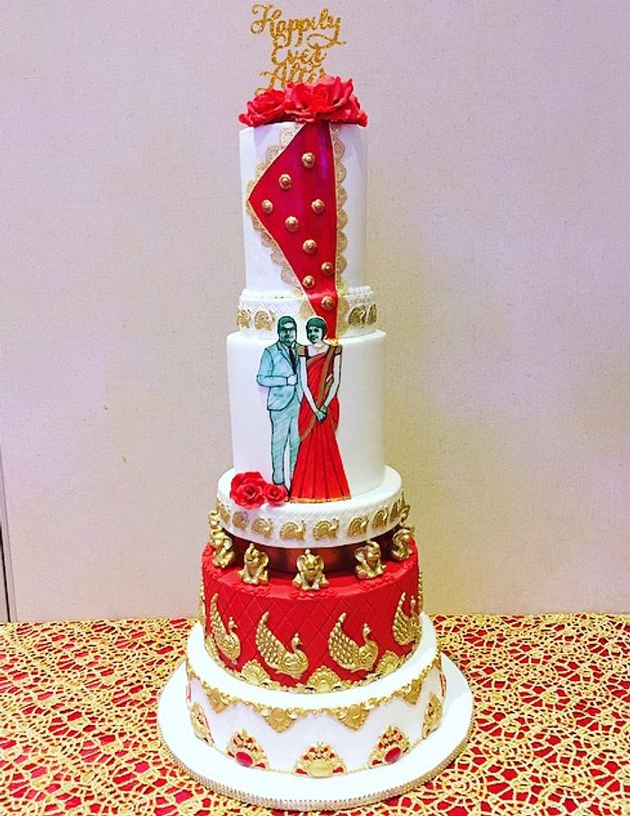 Hindu Wedding cake
