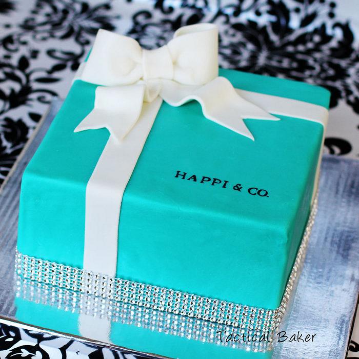Tiffany themed cake