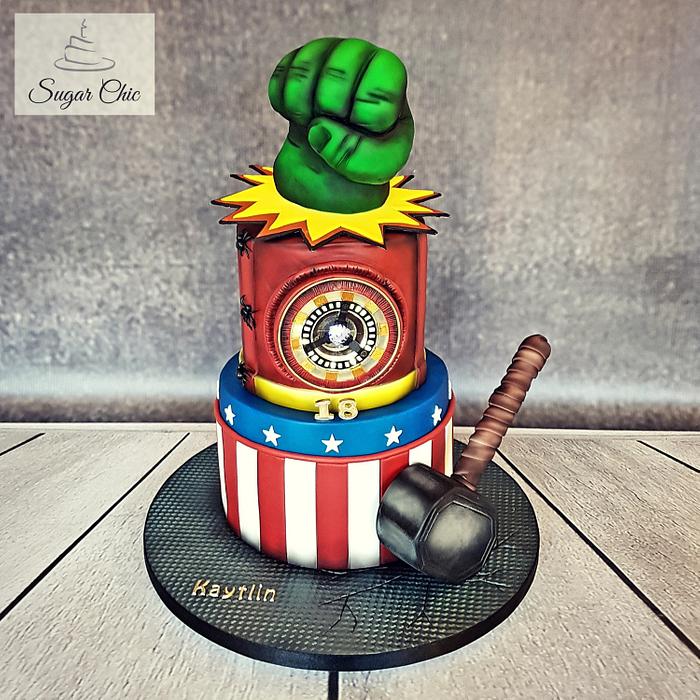 x Avengers Birthday Cake x