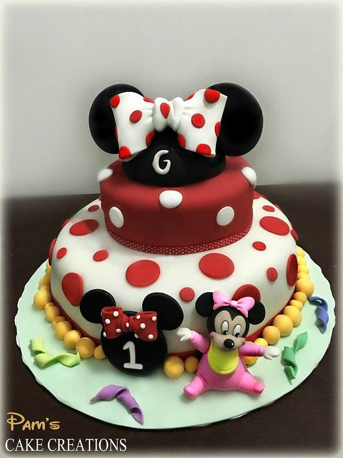 minnie mouse cake 