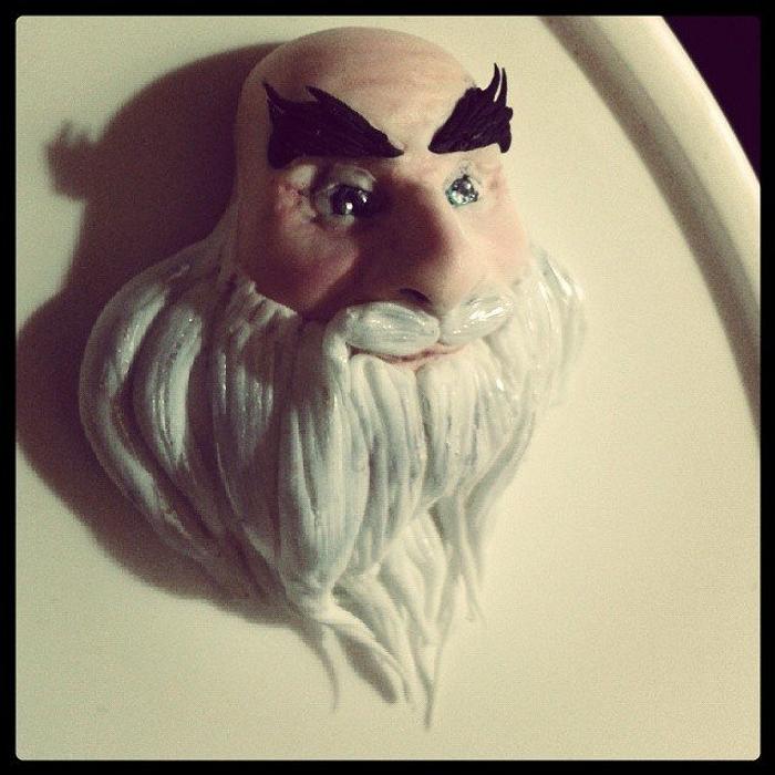 Rise of the guardians-Santa topper in progres