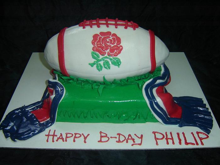England Rugby cake