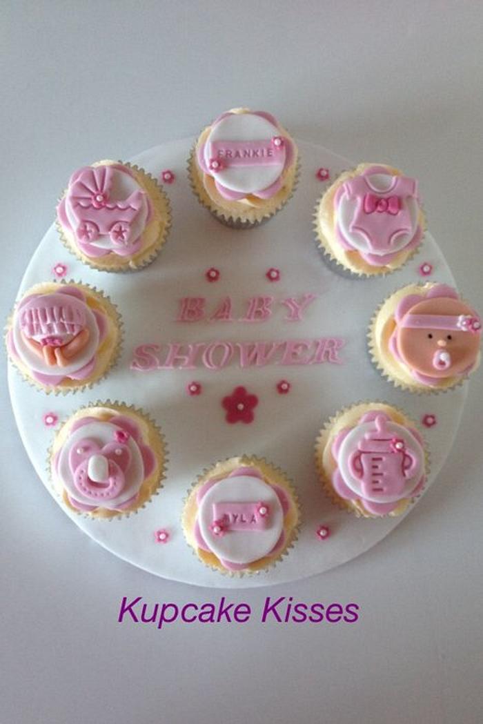 Baby Shower Cupcake Message Board