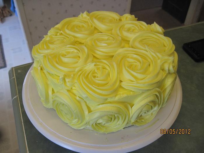 First Rose Cake
