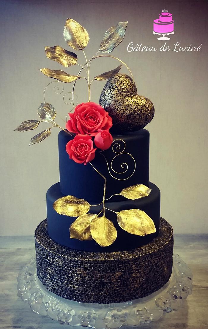 Artistic Wedding Cake