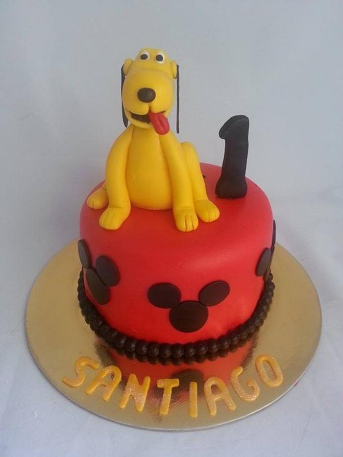Pluto Mini Cake