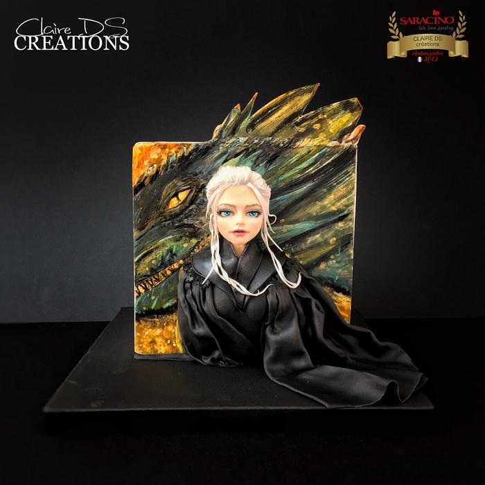 Game of thrones cake with daenerys 