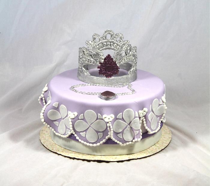 sophia the first birthday cake