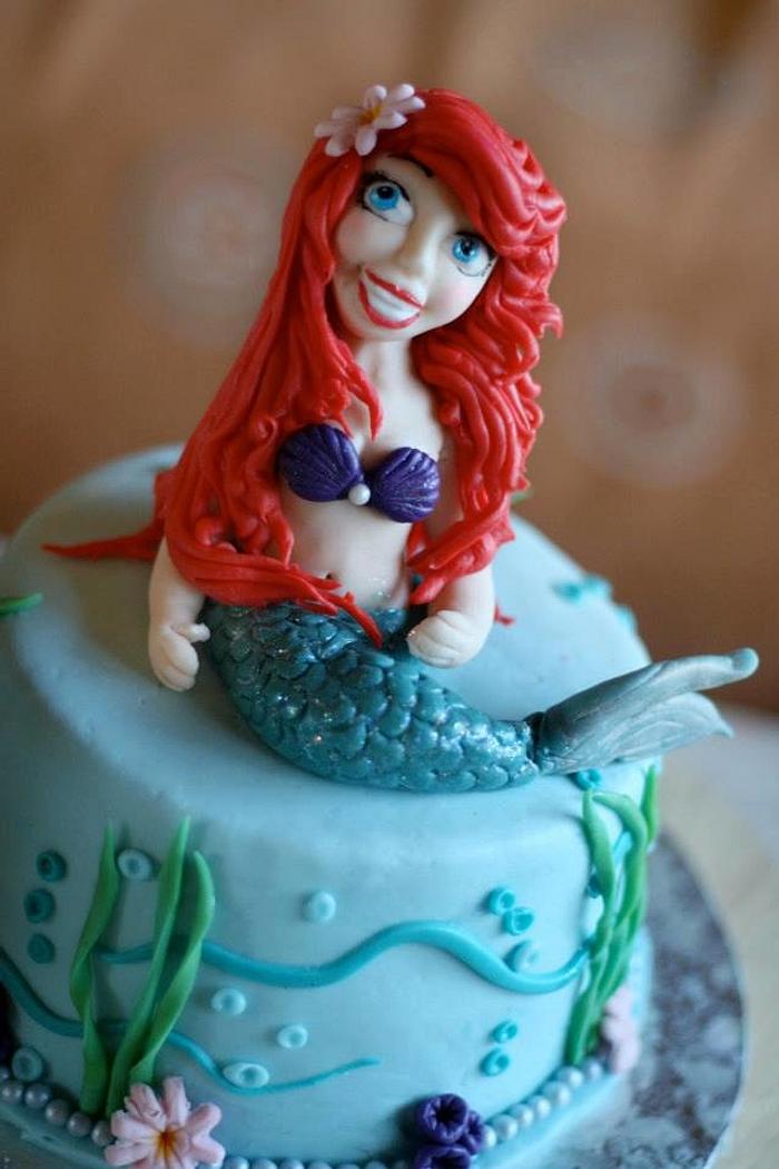 mermaid mini cake