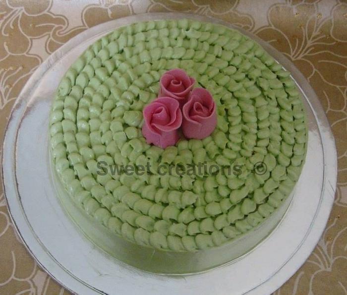 Buttercream and roses 