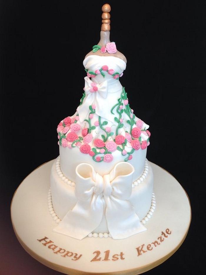 Mannequin Dress Cake