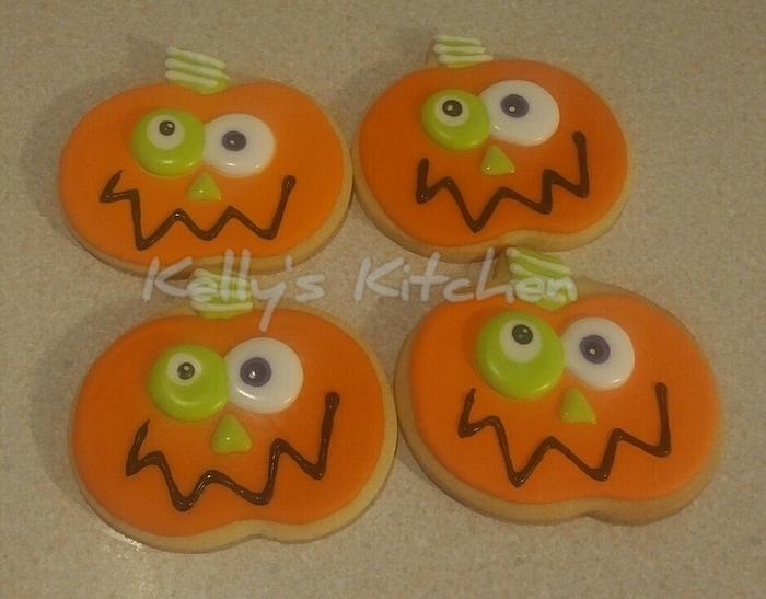 Pumpkin sugar cookies
