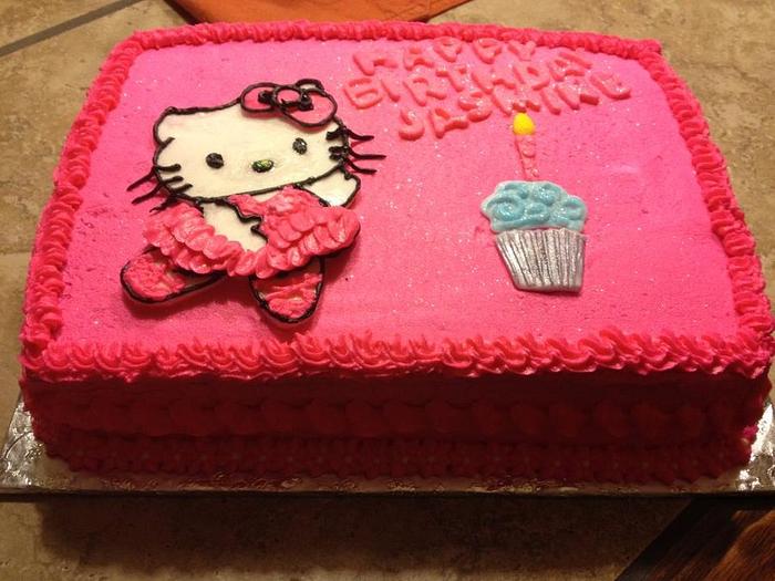 Hello Kitty Birthday Cake