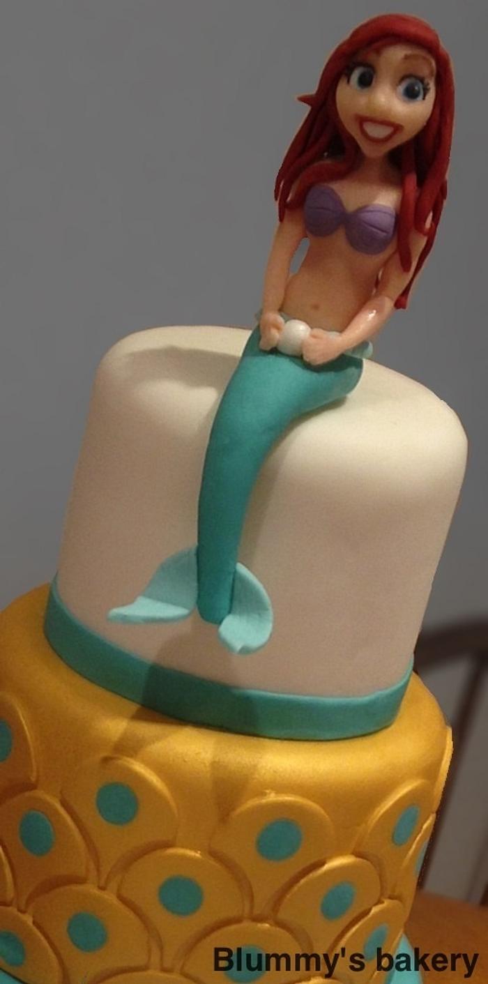 Mermaid Cake & Topper