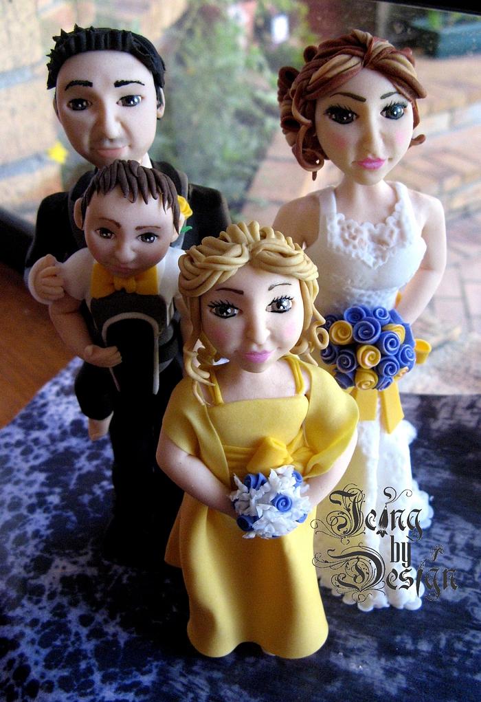 Family Bride and Groom Set