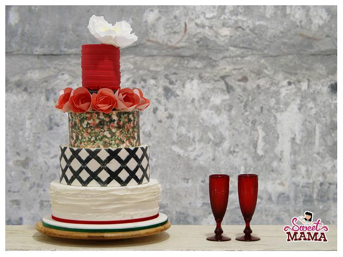 Glamour Wedding Cake