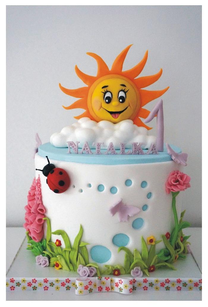New birthday cake designs // you are my sunshine theme birthday cakes for  kids - YouTube