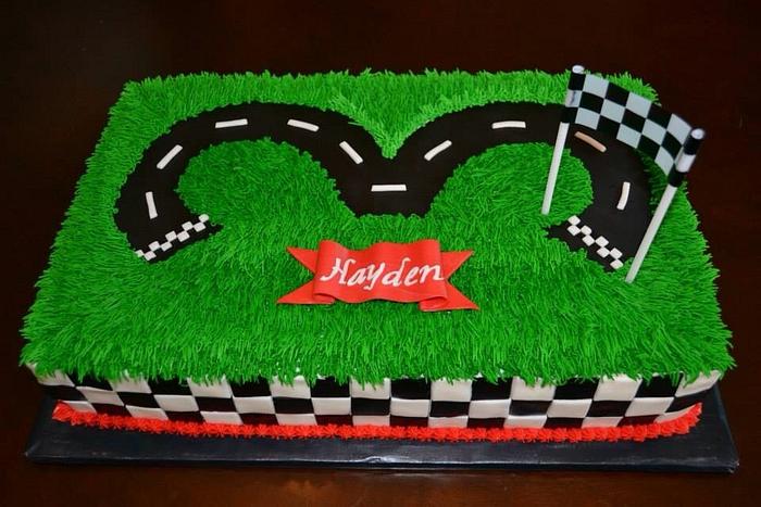 #3 Race track cake