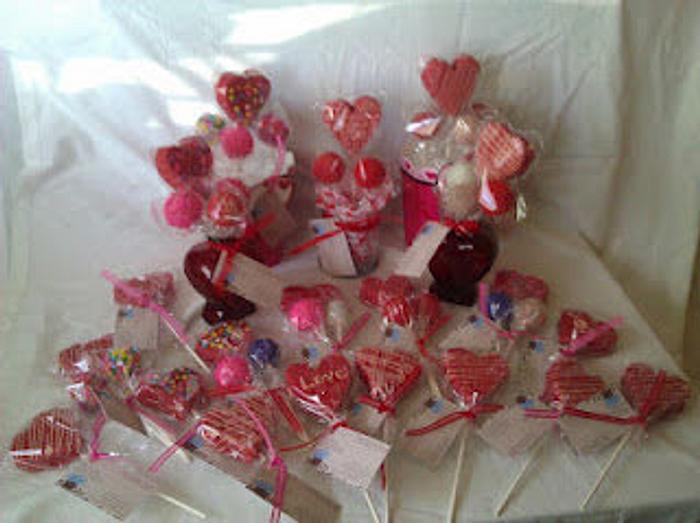 Valentines Day Cake Pops 