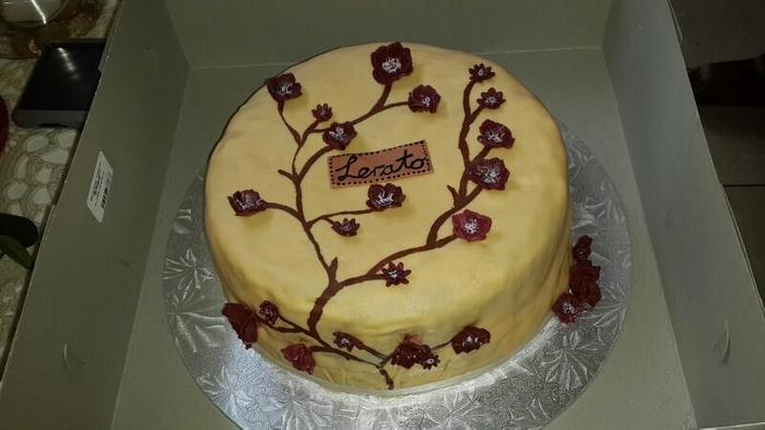Cherry Blossom Branch Cake
