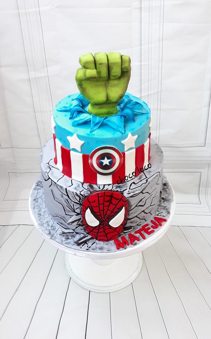 captain america cake