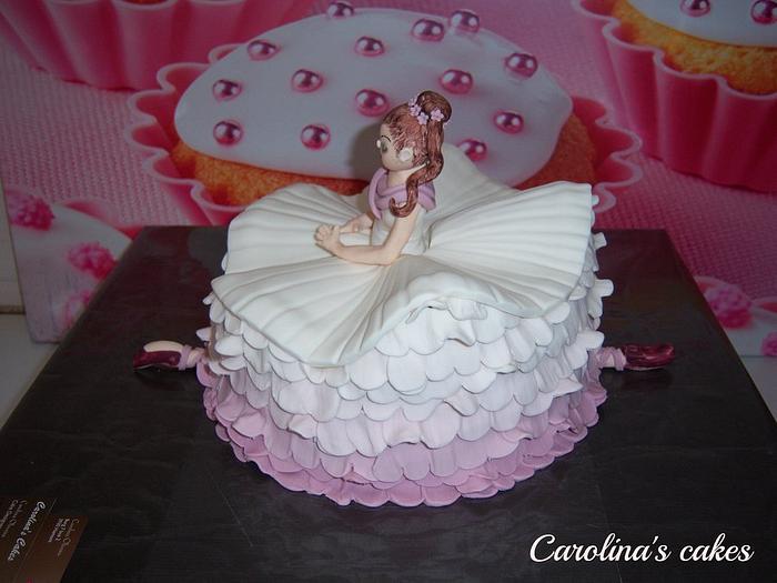 A ballerina cake...