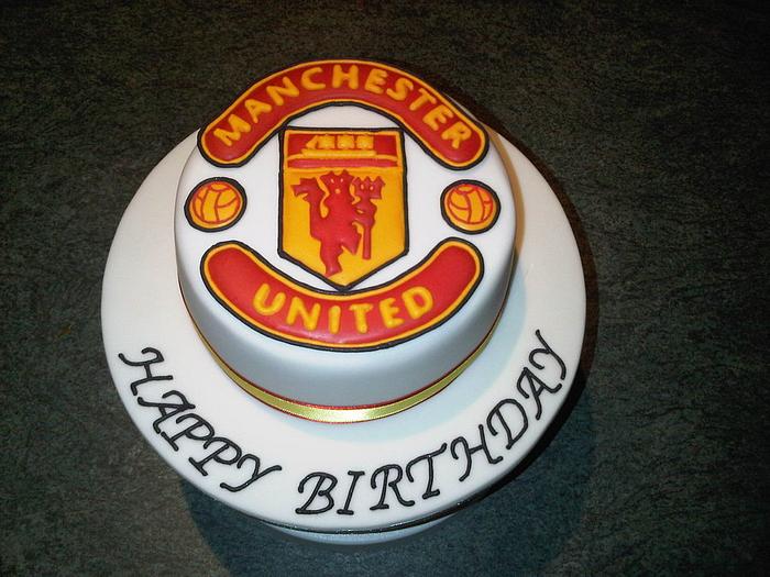 Manchester United Football cake