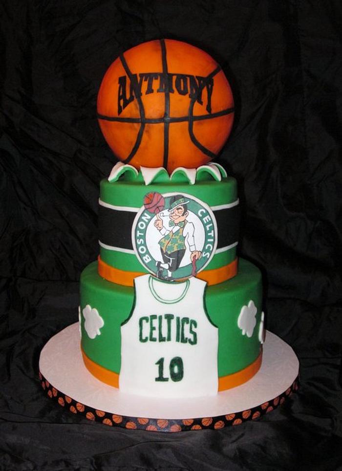 Boston Celtics Cake