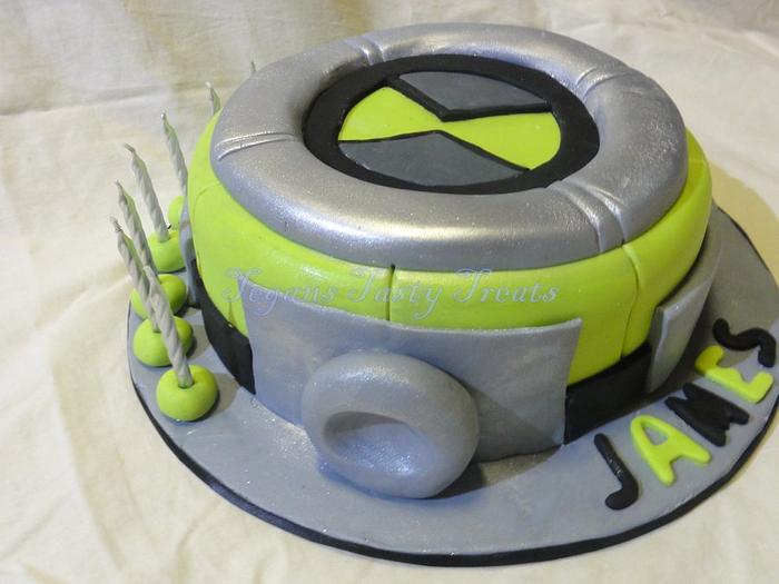 Ben 10 omnitrix watch cake.