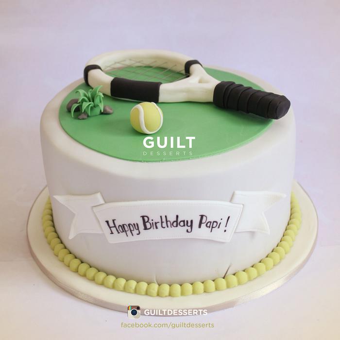 Laura's Cakes & Cupcakes - Elaines tennis cake for her birthday! 🎾 🍰 # tennis #happybirthday #tenniscake #cakedecorating #birthdaycake #baker  #homemade #birthday #icing #fondantcake | Facebook