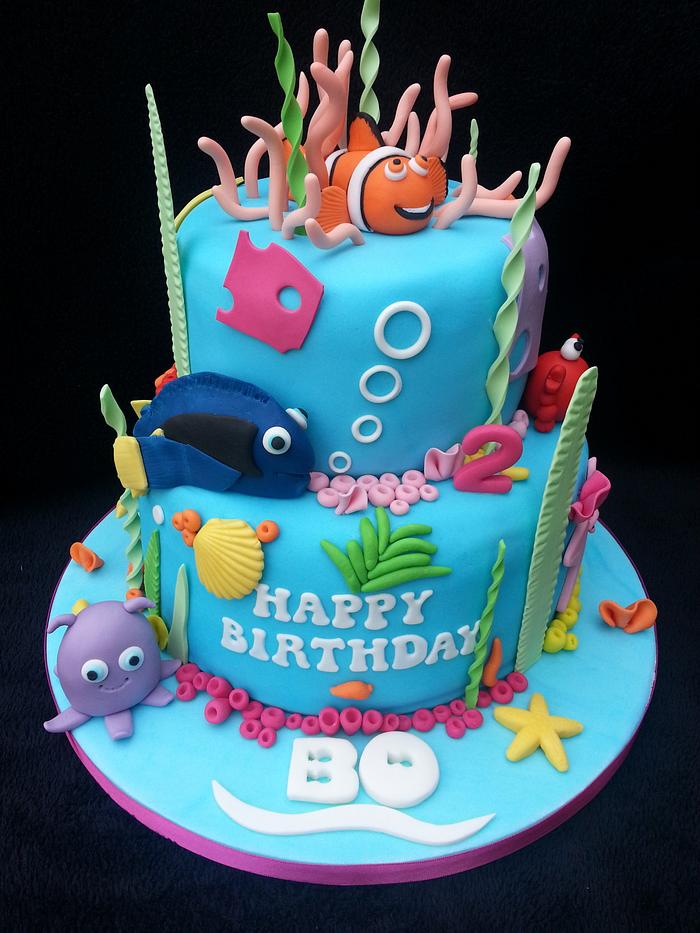 Finding Nemo birthday cake