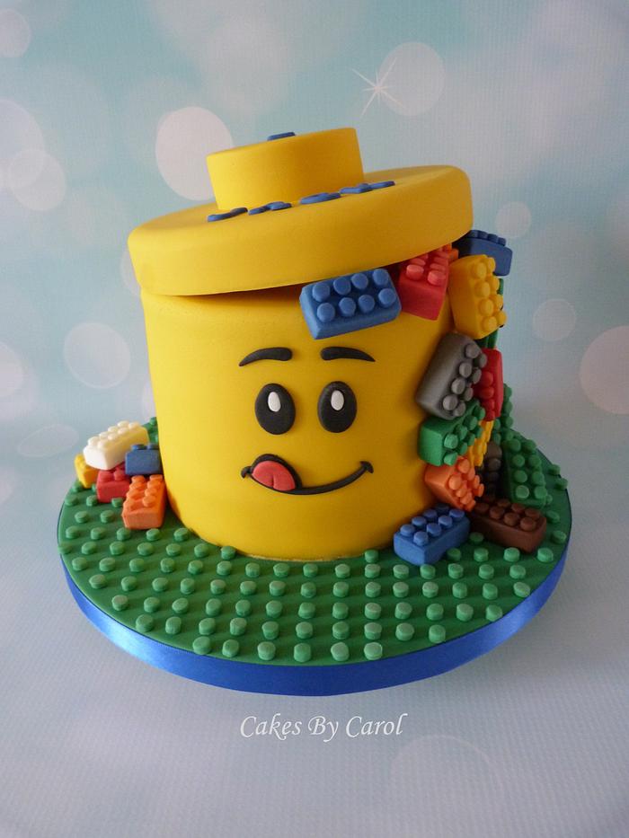 Lego Box Cake