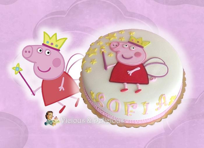 Peppa Pig cake & cookies