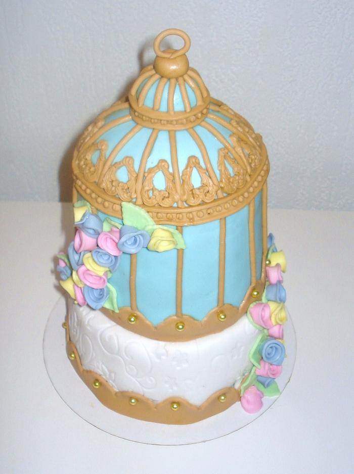 Birdcage cake