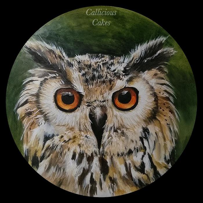 Eagle Owl Plaque