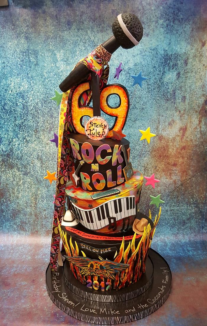 Rock Star's Birthday cake