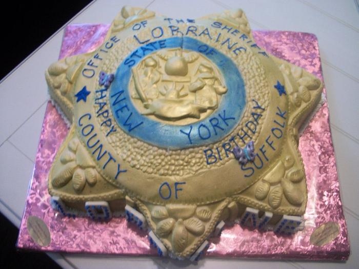Sheriff cake by Enchanted Cake on FB