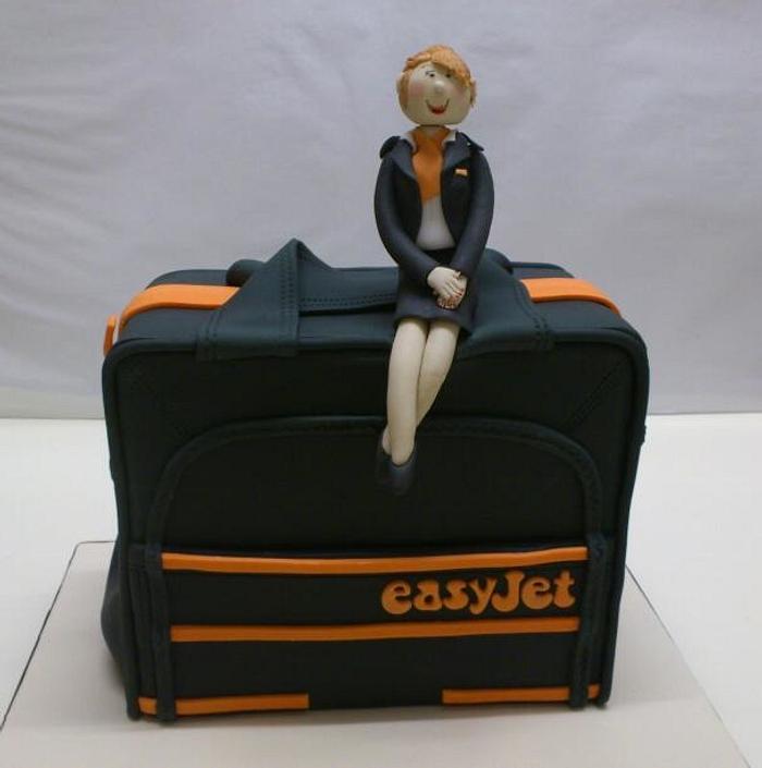 Stewardess's Travel bag cake