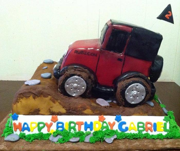 Jeep Rubicon cake