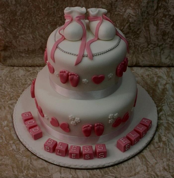 Baby girl cake