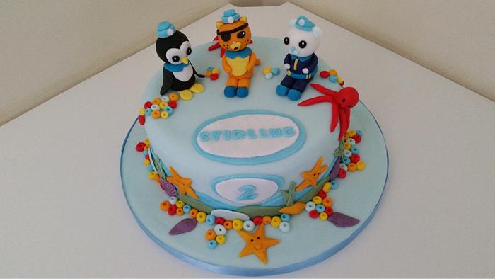 A cute octanaughts cake for a Brighouse Customer.