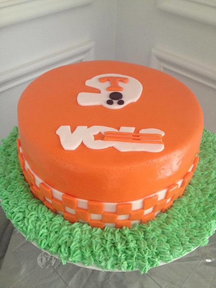Tennessee Vols Birthday Cake