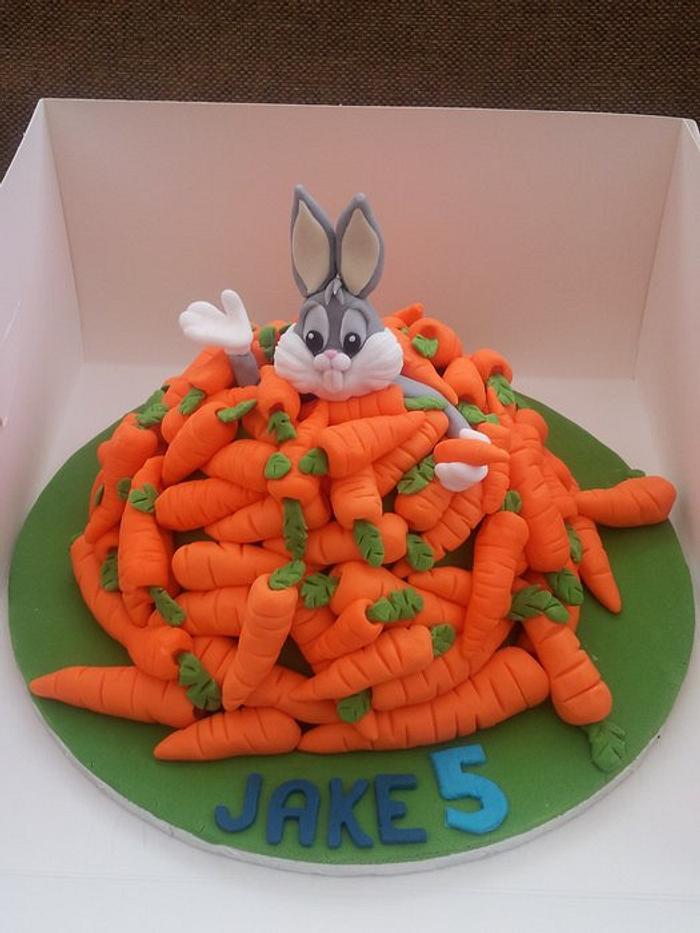 Bugs Bunny birthday cake