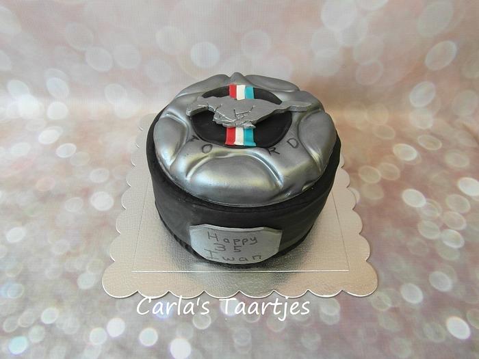 Car Tire Cake