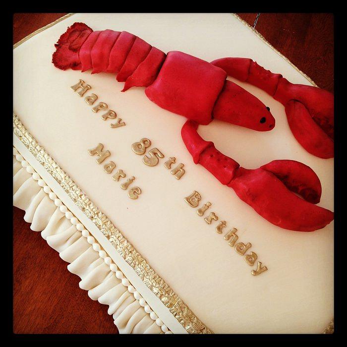 Modelling Chocolate Lobster Cake