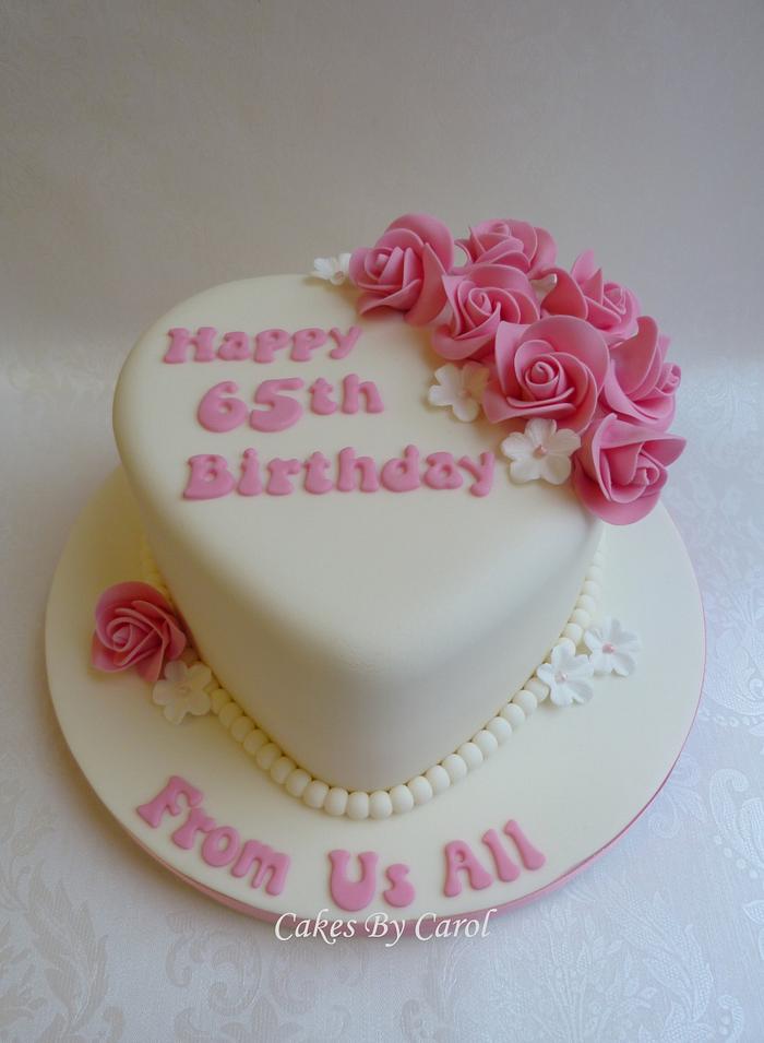 Pretty Pink Roses 65th