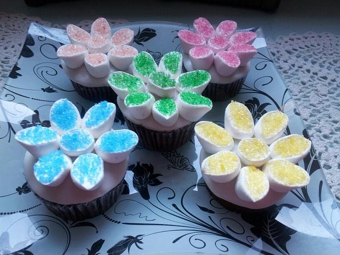 Marshmallow cupcakes