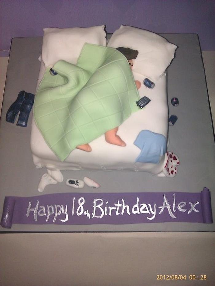 Teenage Boy Bedroom Cake