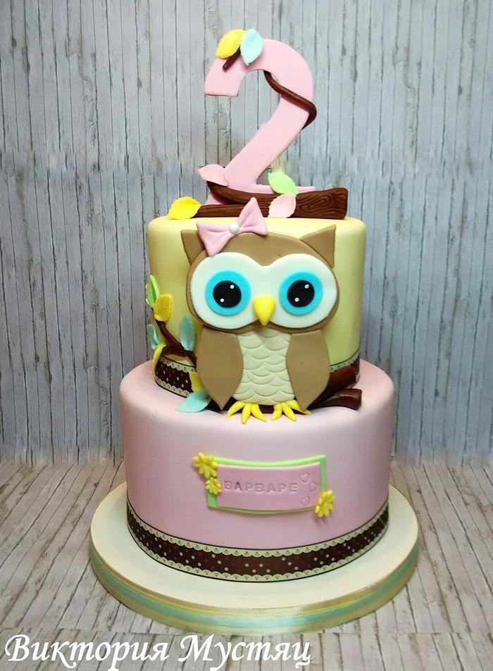 Cake owl